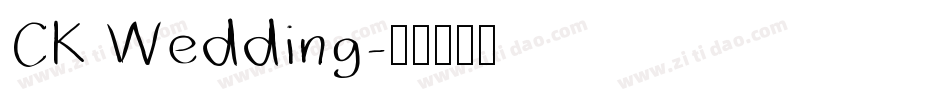 CK Wedding字体转换